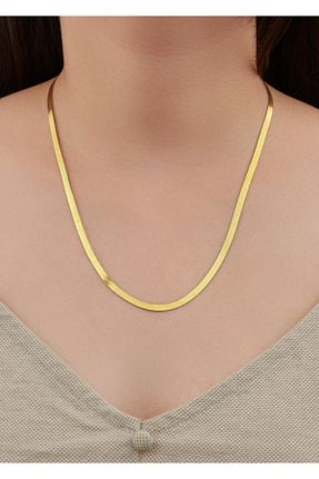 گردنبند نقره طلائی زنانه 925 عیار Tmt Silver - کد 179384312