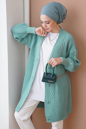 رویه حجاب سبز زنانه اکریلیک Bigdart - کد 182256764