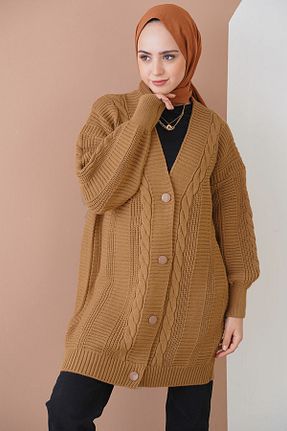 رویه حجاب قهوه ای زنانه اکریلیک Bigdart - کد 182298553