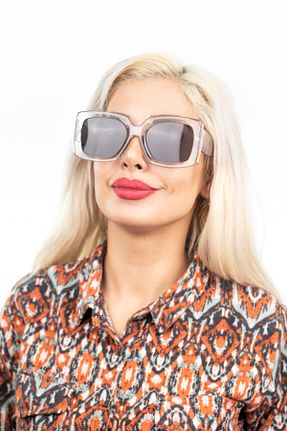 عینک آفتابی طوسی زنانه UV400 Focus On - کد 162446028