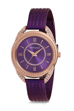 ساعت مچی رنگی زنانه 36-40 میلی متر Ferrucci - کد 182532184