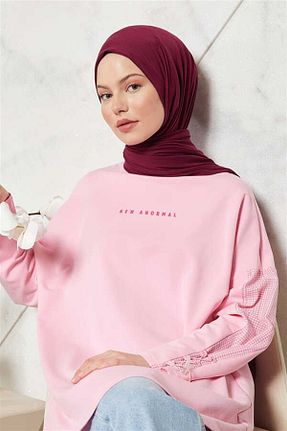 شال زرشکی زنانه ویسکون FİVE - کد 182894081