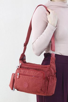 کیف پستچی نارنجی زنانه پارچه ای Depoms - کد 182716013