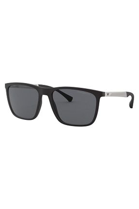 عینک آفتابی مشکی مردانه UV400 Emporio Armani - کد 183124116
