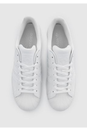 کفش اسنیکر سفید زنانه پارچه نساجی کد 183125705
