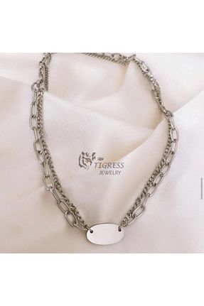 گردنبند استیل ( فولاد ) زنانه استیل (فولاد) CEBECİ TİCARET - کد 154436348
