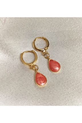 گوشواره جواهر قرمز زیرکن NurCollection - کد 184833649