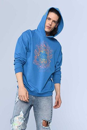 سوئیشرت آبی مردانه چاپی Ecko Unltd - کد 88524962