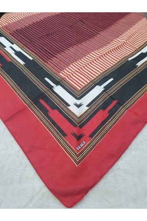 روسری قرمز 100 x 100 BENLİ - کد 68191823