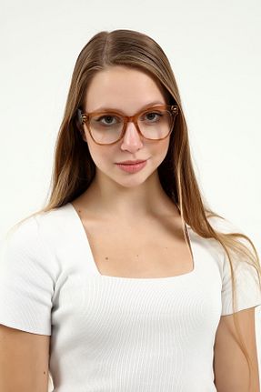 عینک محافظ نور آبی بژ زنانه پلاستیک PETİTO - کد 188566642