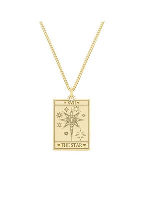 گردنبند نقره طلائی زنانه 925 عیار Nida Jewelry - کد 189293231