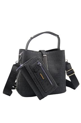 کیف دوشی مشکی زنانه چرم مصنوعی Just Polo - کد 158522447