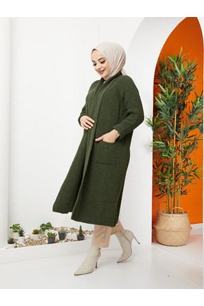 رویه حجاب سبز زنانه رگولار Pamuk Butik - کد 191159564