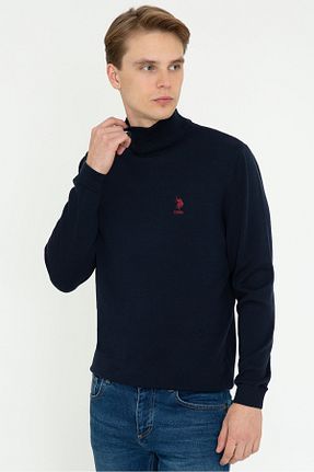 پلیور سرمه ای مردانه ساده U.S. Polo Assn. - کد 174144598