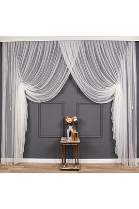 پرده توری نباتی ریل دار perdealemi - کد 193422557