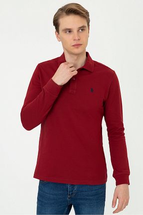 سوئیشرت قرمز مردانه ساده U.S. Polo Assn. - کد 174144683