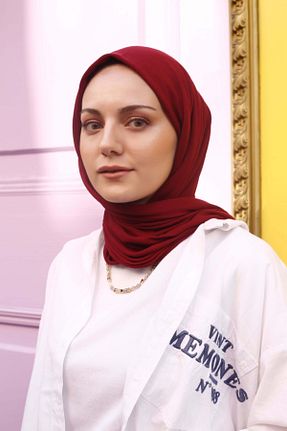 شال زرشکی زنانه ویسکون Venzecom - کد 194097336