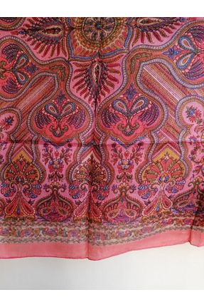 شال قرمز زنانه ابریشم Butik Tülin - کد 62576973
