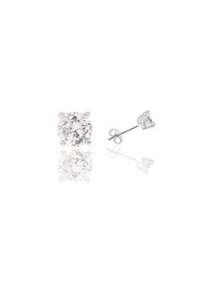 گوشواره نقره سفید زنانه 925 عیار Silveranka - کد 62857322