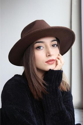کلاه قهوه ای زنانه پنبه ای Çalıkuşu - کد 63955006