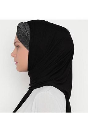 شال مشکی زنانه پنبه ای Differenza - کد 64982321