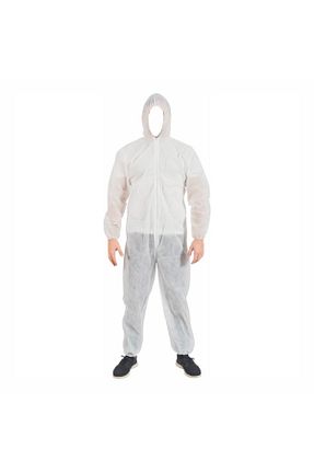 لباس ایمنی کار سفید mege - کد 135917261