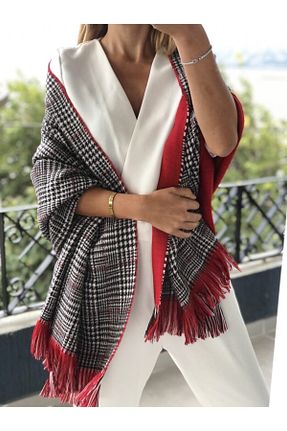 شال قرمز زنانه اکریلیک Whoknows - کد 164230697