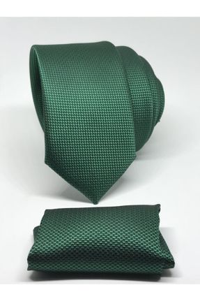 کراوات سبز مردانه پارچه نساجی İnce کد 86821839
