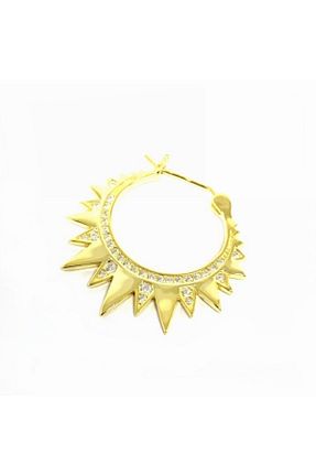 گوشواره نقره زرد زنانه 925 عیار CAKA TAKI - کد 193999448