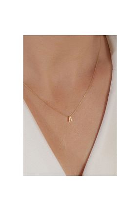 گردنبند نقره زرد زنانه 925 عیار Şimal Silver - کد 62296220