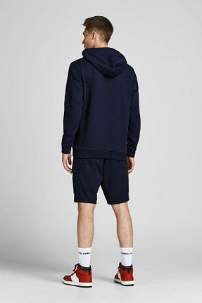 سوئیشرت سرمه ای مردانه چاپی Jack & Jones - کد 133211597