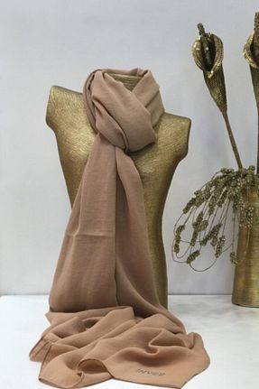 شال قهوه ای زنانه پلی استر Invee - کد 103196383