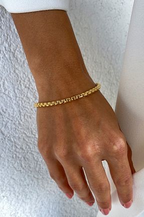 دستبند جواهر طلائی زنانه روکش طلا Bonnjerra Jewellery - کد 192818449