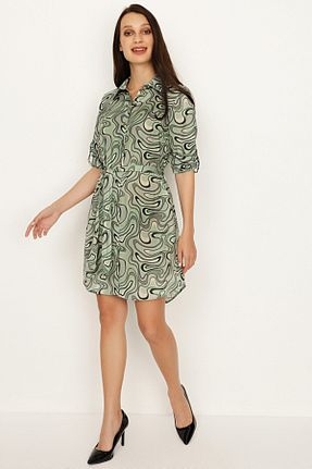 لباس سبز زنانه بافتنی Select Moda - کد 192818850