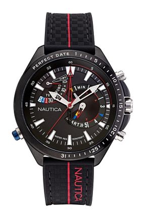 ساعت مچی مشکی مردانه 46-50 میلی متر Nautica - کد 193365350