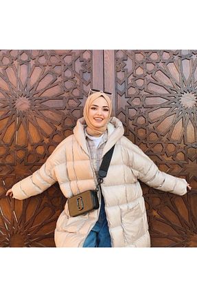 شال قهوه ای زنانه ویسکون Organic - کد 194026120