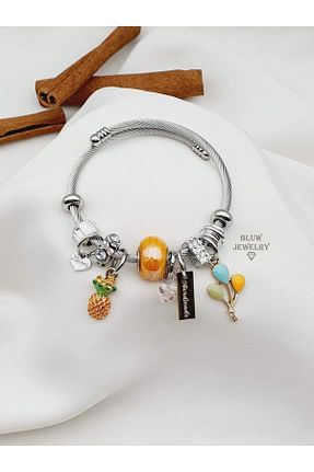 دستبند استیل (فولاد) زنانه استیل (فولاد) Everglow Jewelry - کد 118452124
