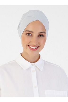 کلاه شنای حجاب طوسی زنانه Ecardin - کد 195403218