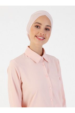 کلاه شنای حجاب صورتی زنانه Ecardin - کد 195403600