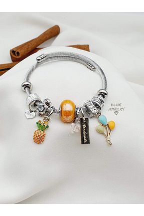 دستبند استیل (فولاد) زنانه استیل (فولاد) Everglow Jewelry - کد 118452124