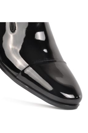 کفش کلاسیک مشکی مردانه چرم لاکی پاشنه کوتاه ( 4 - 1 cm ) پاشنه نازک کد 124522806