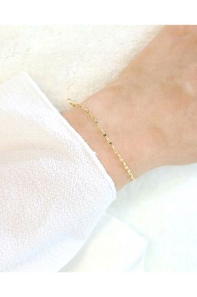 دستبند طلا طلائی زنانه 14 عیار VeraDesignGold - کد 110705227
