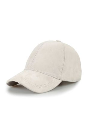 کلاه بژ زنانه چرم طبیعی کد 86880939