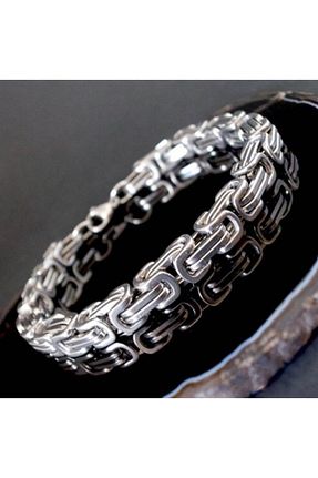 دستبند استیل (فولاد) زنانه استیل (فولاد) Akgümüş - کد 78640251