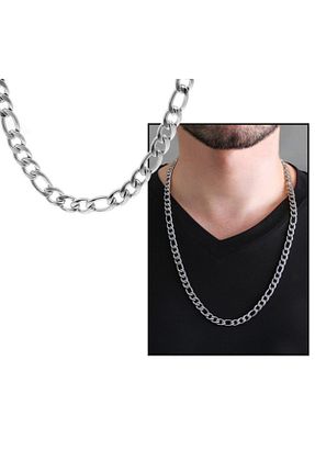 گردنبند استیل ( فولاد ) طوسی مردانه استیل (فولاد) Genel Markalar - کد 194522904