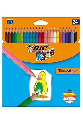 مداد رنگی خشک زرد Bic - کد 47848575