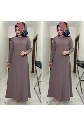 کلاه و ابایا قهوه ای زنانه بافتنی Modaytesettür - کد 167375353