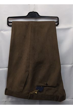 شلوار قهوه ای مردانه پلی ویسکون Beretta - کد 196320268