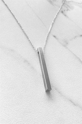 گردنبند جواهر زنانه روکش نقره Nida Jewelry - کد 199763783