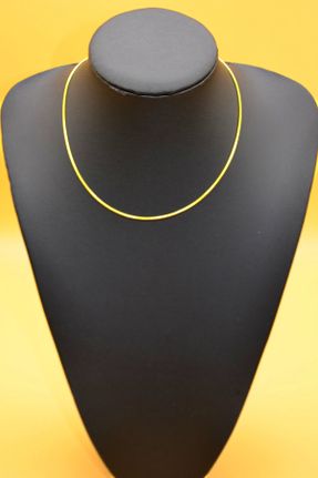 گردنبند جواهر طلائی زنانه روکش طلا کد 50234611